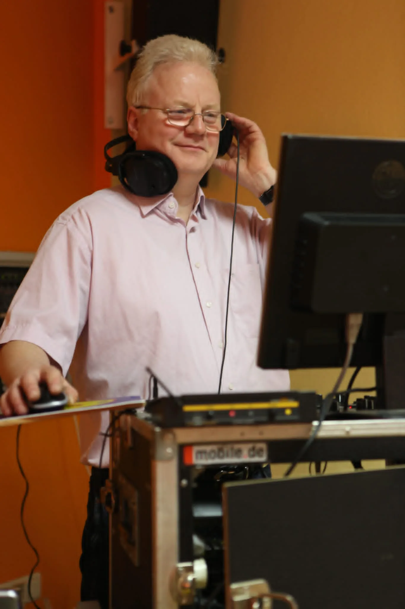 DJ bei der Arbeit