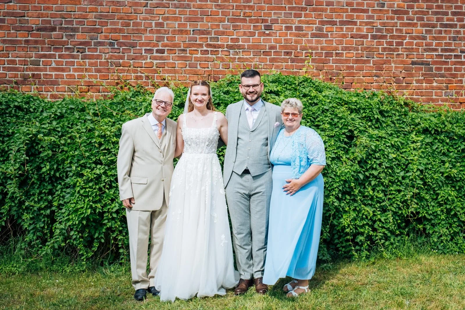 Gemeinsamer Moment bei einer Hochzeit